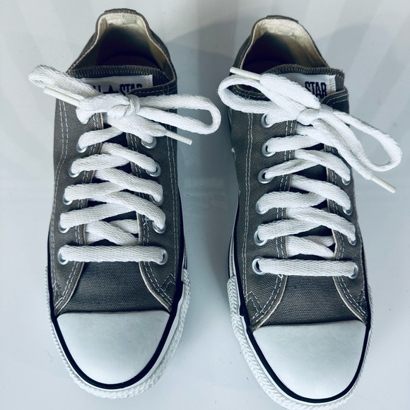 Converse All Stars Vintage Made in USA Low Top Sneakers in Gray - Picture 1 of 10